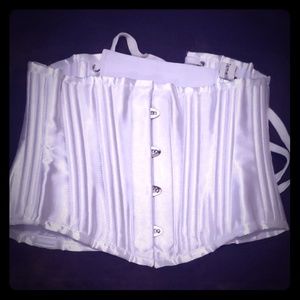 White small corset